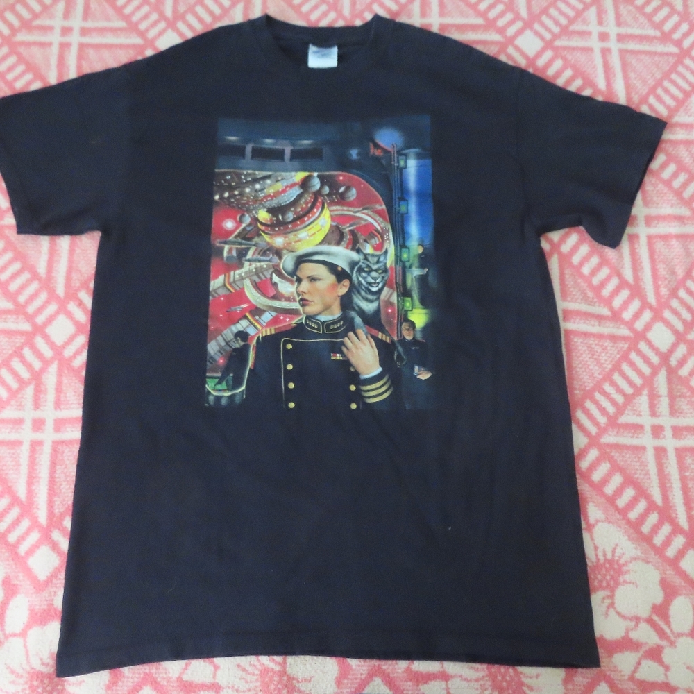 intergalactic tshirt movie show tv sz M Y2K